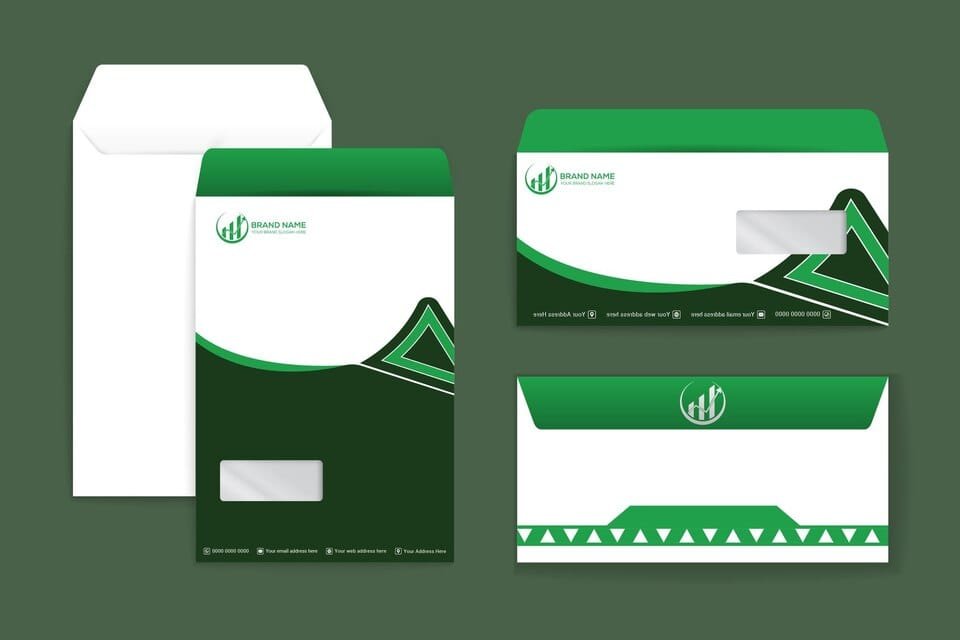 Envelops freepicdownloader.com professional corporate hr management envelope template set large